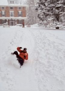 sledding